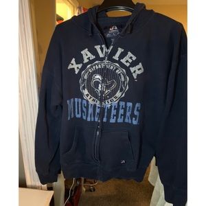 Xavier University Zip Up Sweatshirt